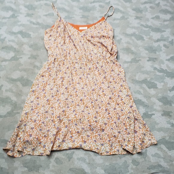 Lush Dresses & Skirts - Lush Dress Womens XL Orange V-Neck Sleeveless Summer Festival